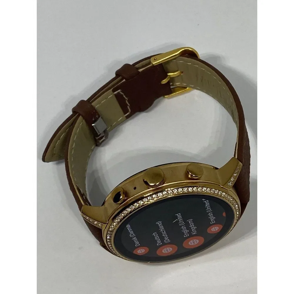 Fossil Gen 4 Authentic Digital Dial Smart Watch Custom Band FTW6015 AB531